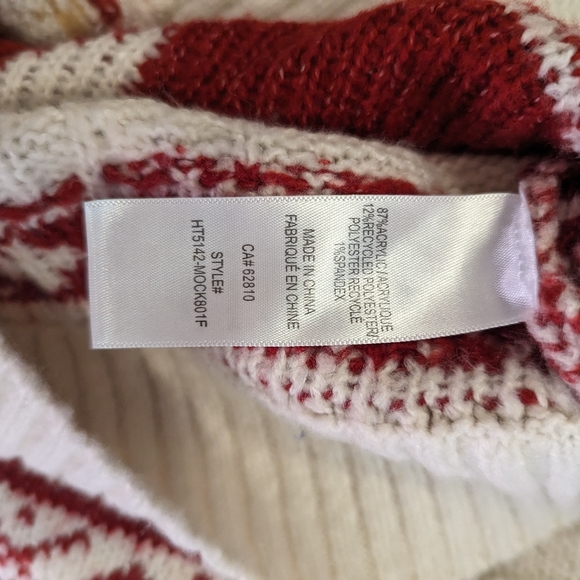 Fair Isle Mockneck Sweater - Picture 5 of 5